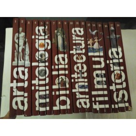 RAFTUL DE CULTURA GENERALA (18 Volume) - ARTA/MITOLOGIA/BIBLIA/ARHITECTURA/FILMUL/ISTORIA